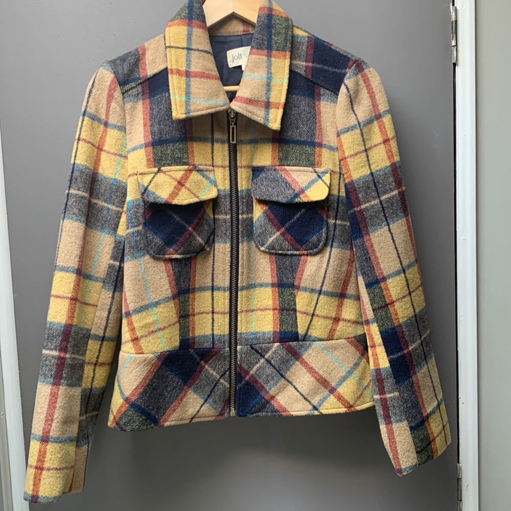 Plaid Fall Jacket.
